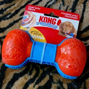 Kong Dog Zipps Chi Cherry Chew Toy New!